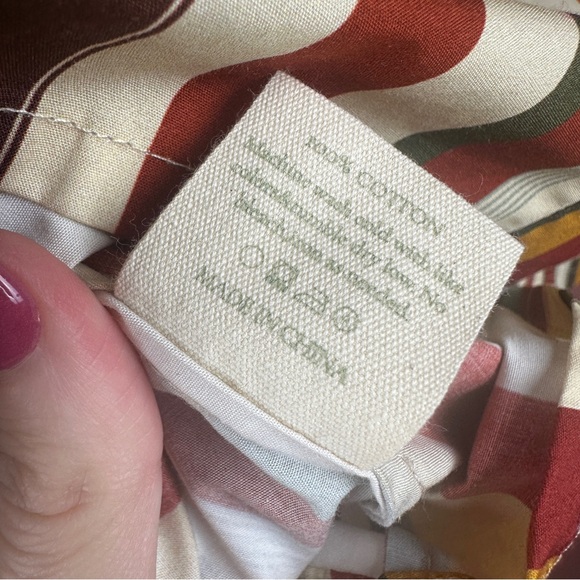 Parterre Birdie Top is Dolce Stripe Autumn Colors Size 1 (US 4-6) - Picture 4 of 6